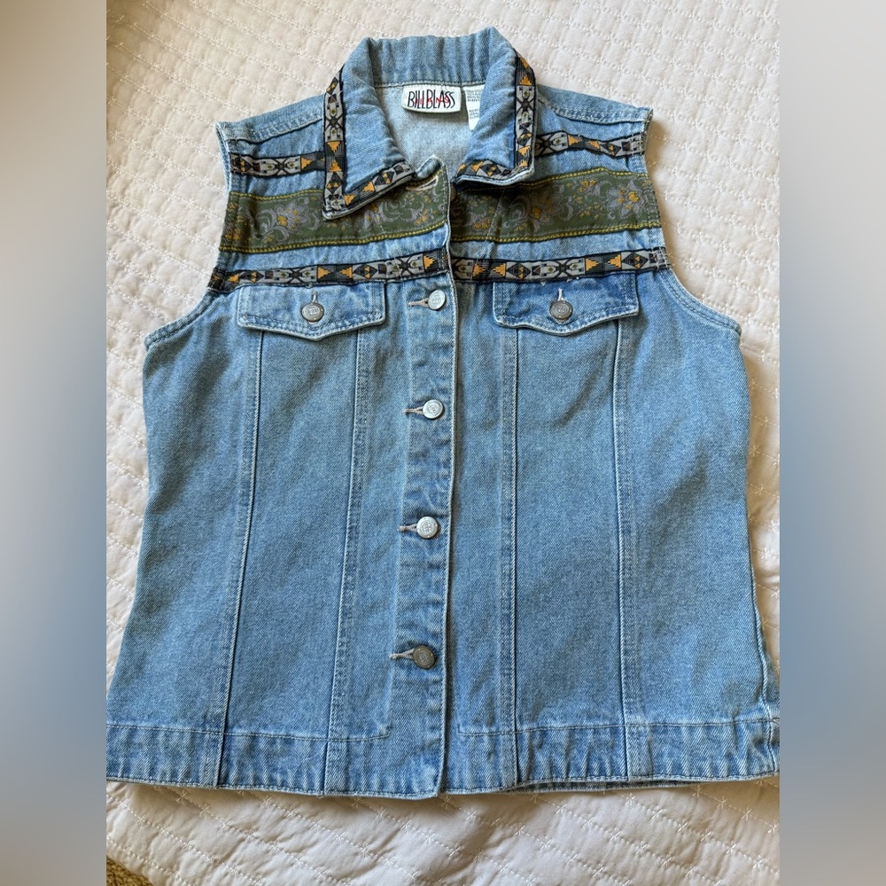 Embellished Denim Vest - Men’s XS/S